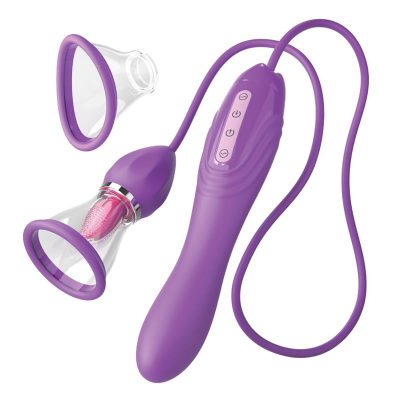 Estimulador con Lengua, Succion y Vibración Her Ultimate Pleasure Max