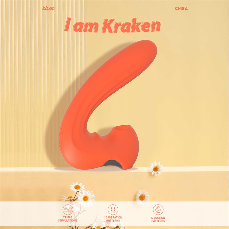 Kraken Vibrador con Succion