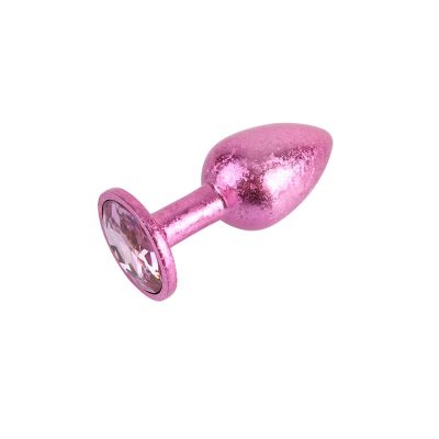 Nebula Pink Gem Plug Anal con Joya en la Base Talla S