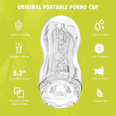 Original Portable Boost Cup Masturbador Vagina