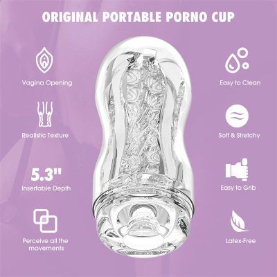 Original Portable Porno Cup Masturbador Vagina