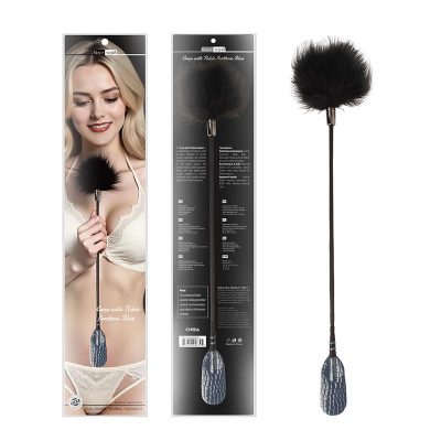 Pala con Pluma Estimuladora Azul Navy