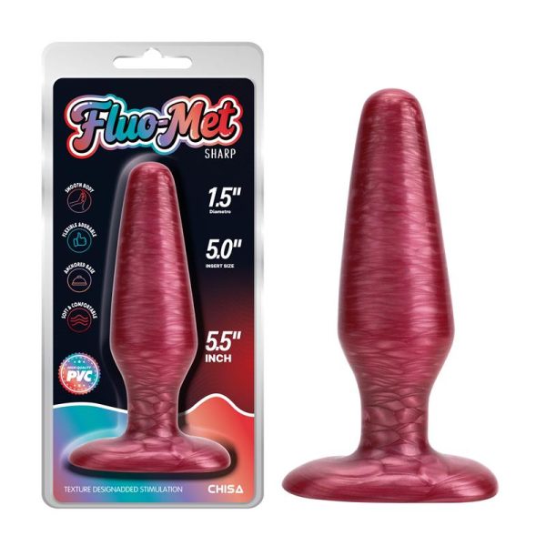 Sharrp Red Plug Anal Rojo 5.5 - 13.9 cm