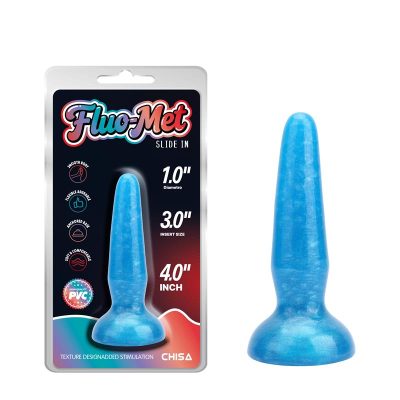 Slide in Blue Plug Anal 4 - 10cm