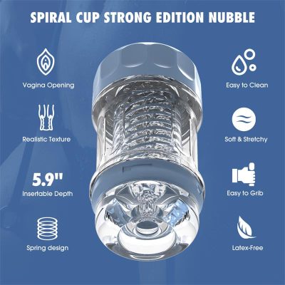 Spiral Cup Strong Edition Nubble Masturbador Vagina
