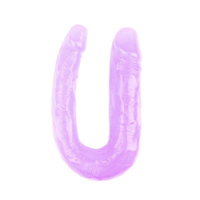 Dildo Doble 13 - 17cm Purpura