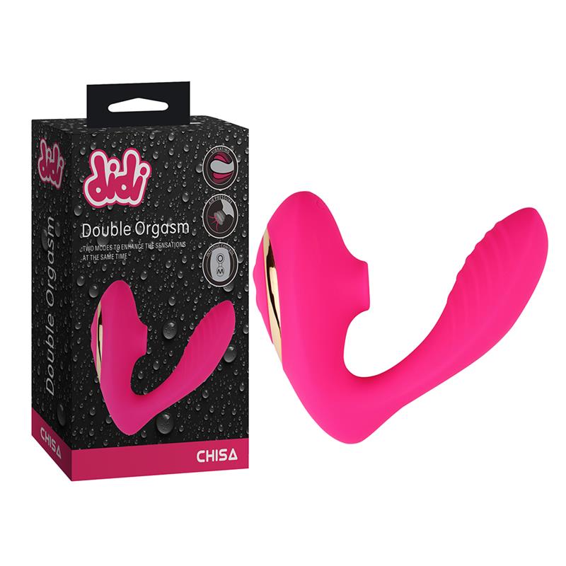 Sexcalofrios 18 Double Orgasm Succionador de Clítoris Rosa