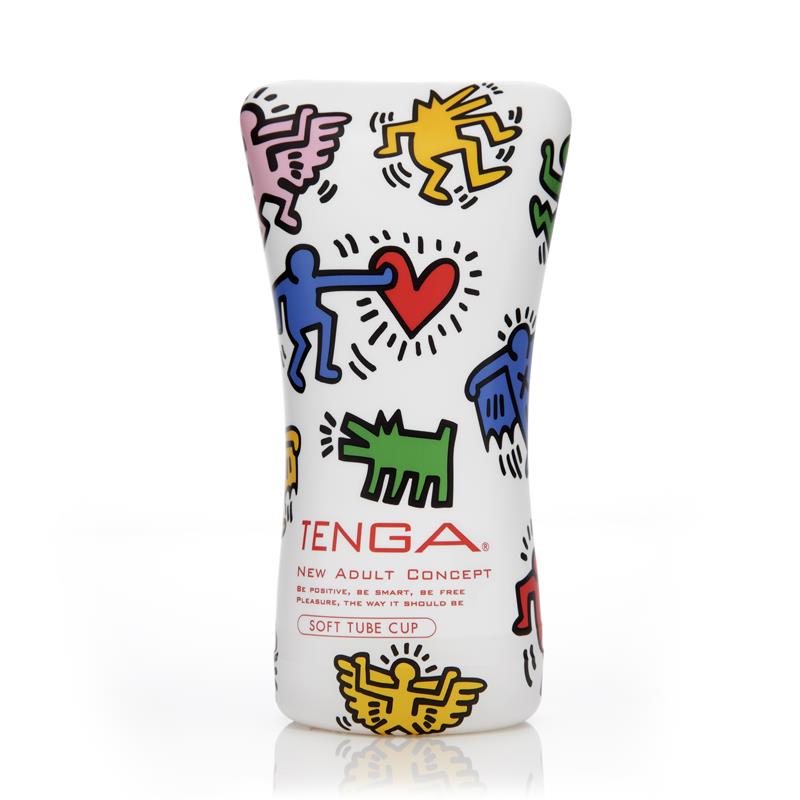 Sexcalofrios 18 Tenga Masturbador Keith Haring Soft Tube Cup